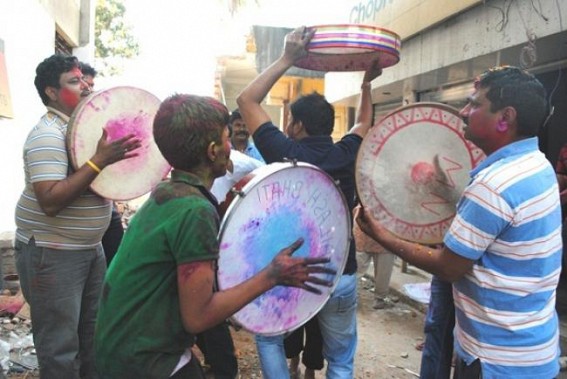 Tripura celebrates Holi Tripura celebrates Holi